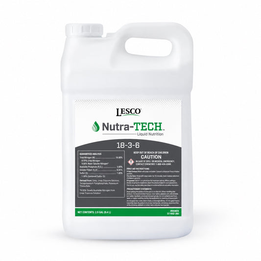 Lesco 18-3-6 liquid fertilizer nutra tech