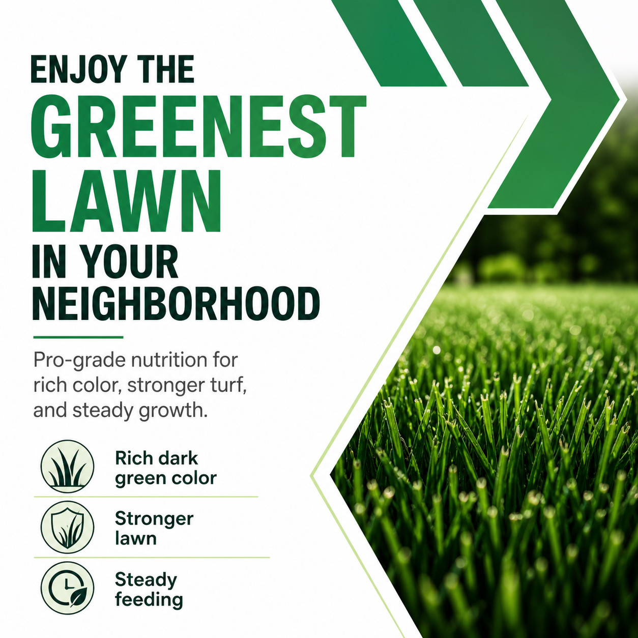 Almighty 20-0-10 Lawn Fertilizer features