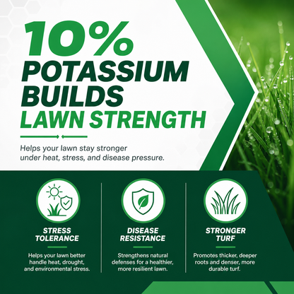 Almighty 20-0-10 Lawn Fertilizer features