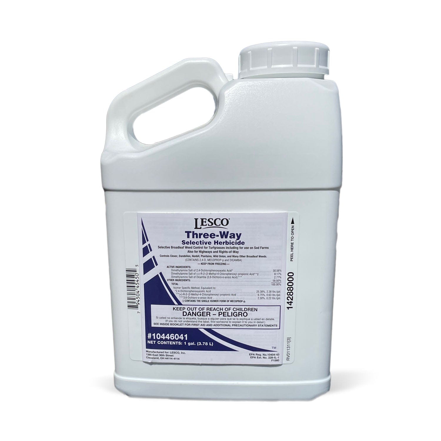 LESCO Three-Way Broadleaf Liquid Weed Control 1 Gallon