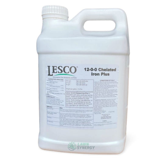 Lesco 12-0-0 Chelated Liquid Iron Plus 2.5 Gallon