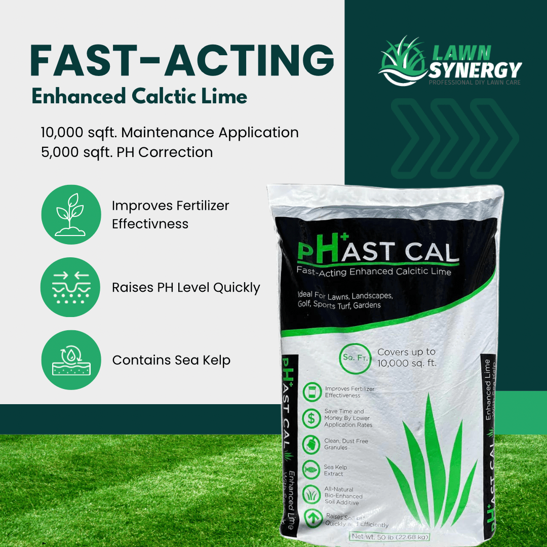 Phast Cal  Lime | Fast-Acting Enhanced Calcitic Lime - 50 lbs.