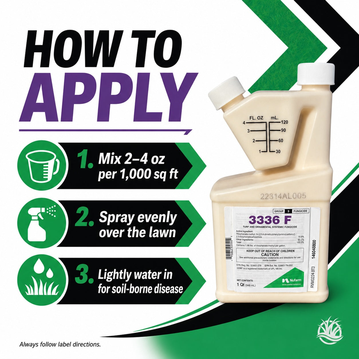 3336F Fungicide – Systemic Lawn Disease Control