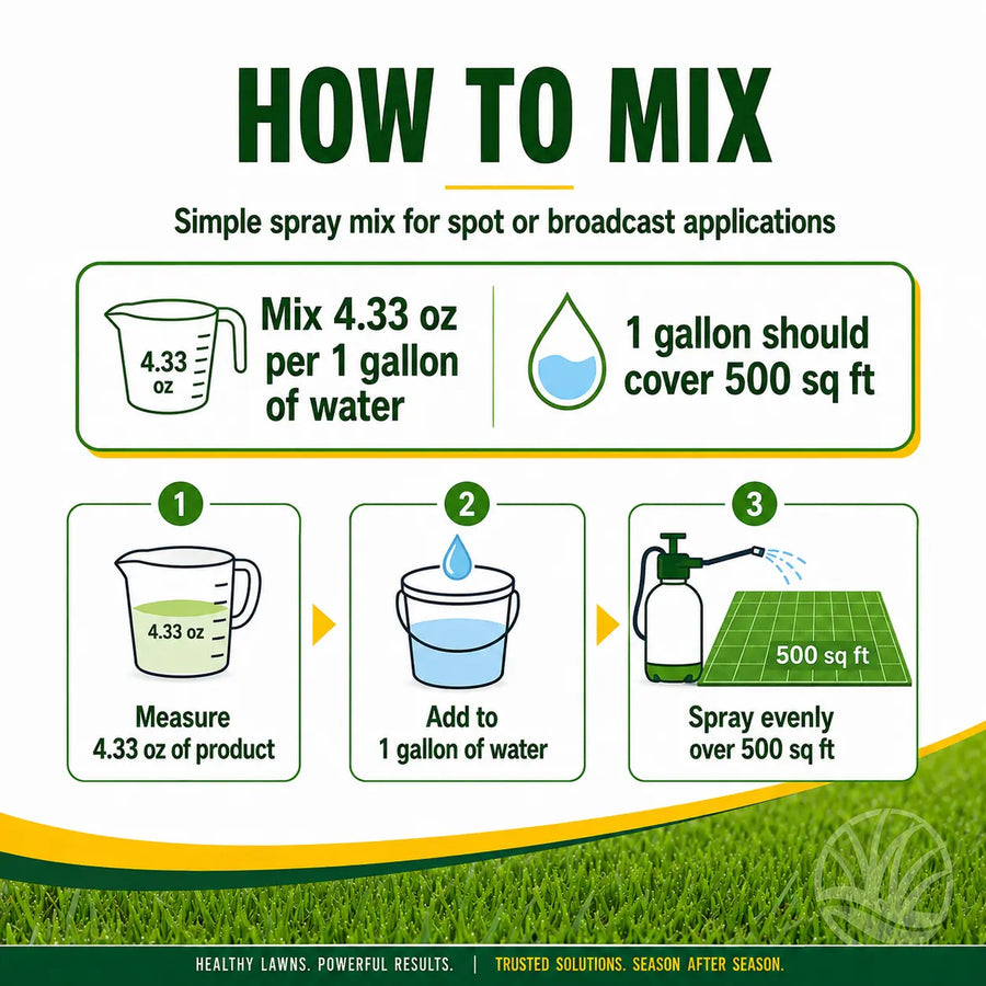 how to mix atrazine weed killer