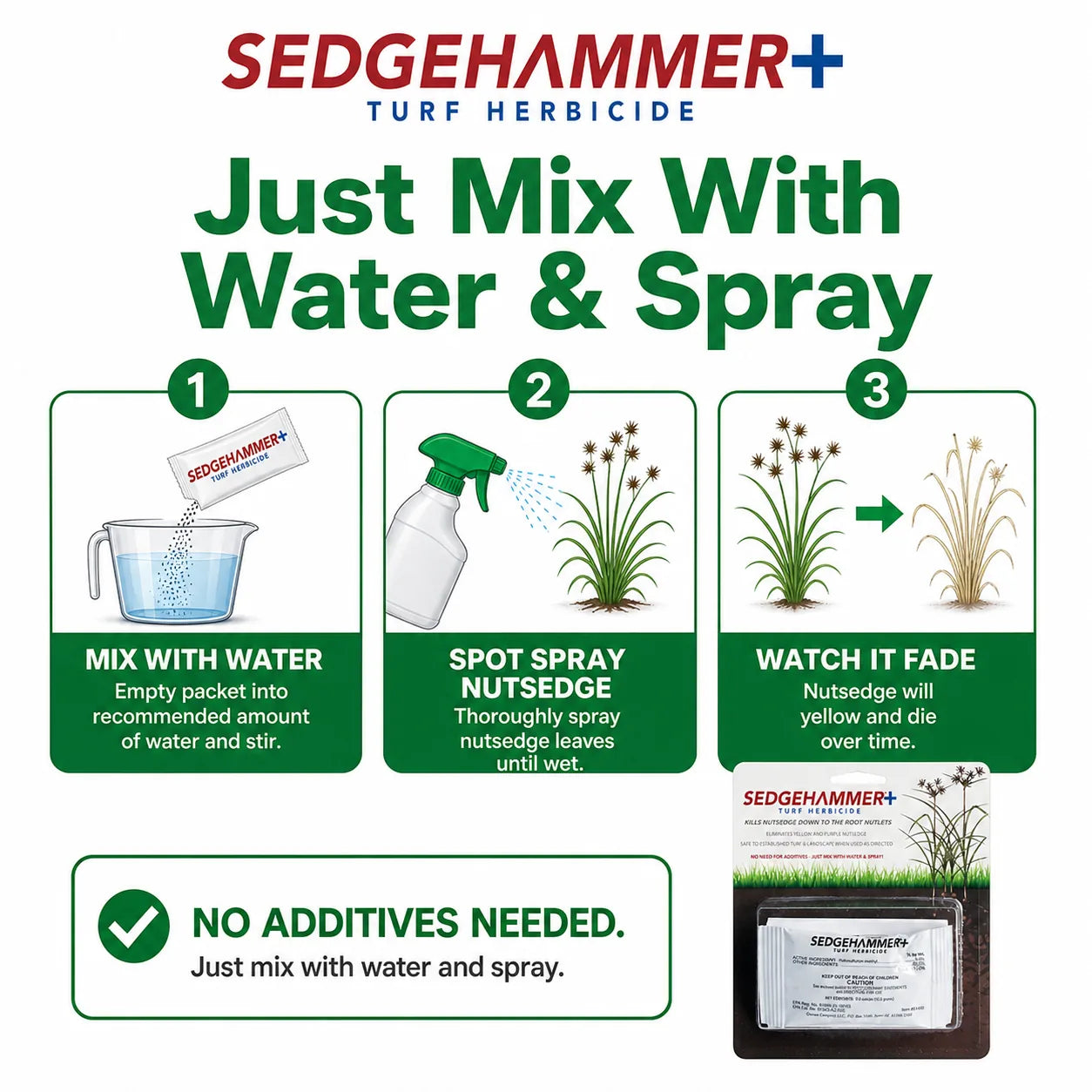 Sedgehammer Plus Weed Control