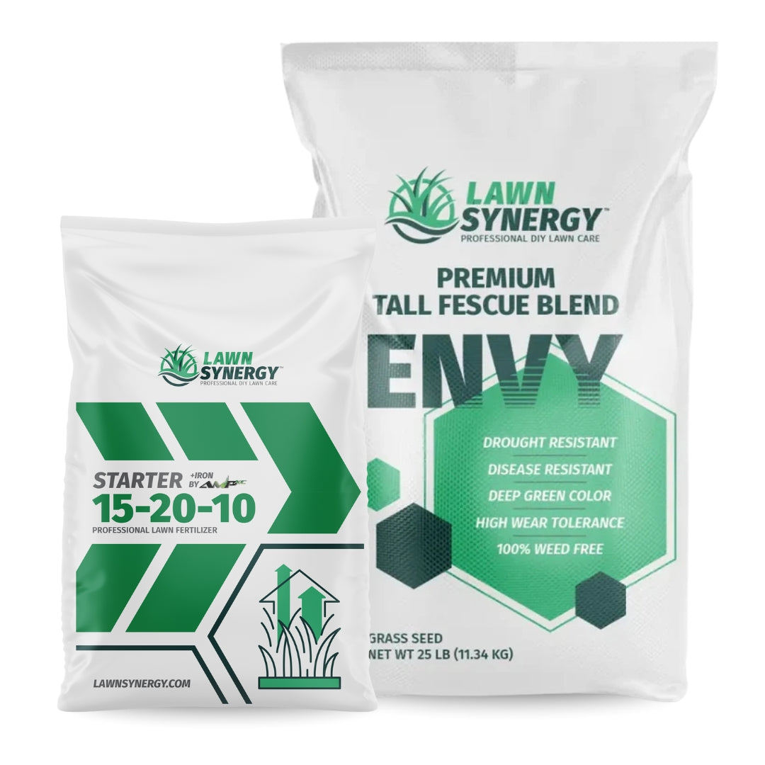 Envy grass seed and starter fertilizer bundle
