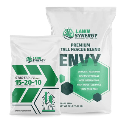 Envy grass seed and starter fertilizer bundle