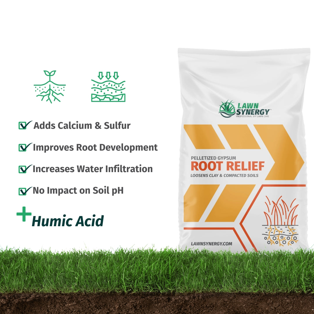Lawn Gypsum root relief benefits