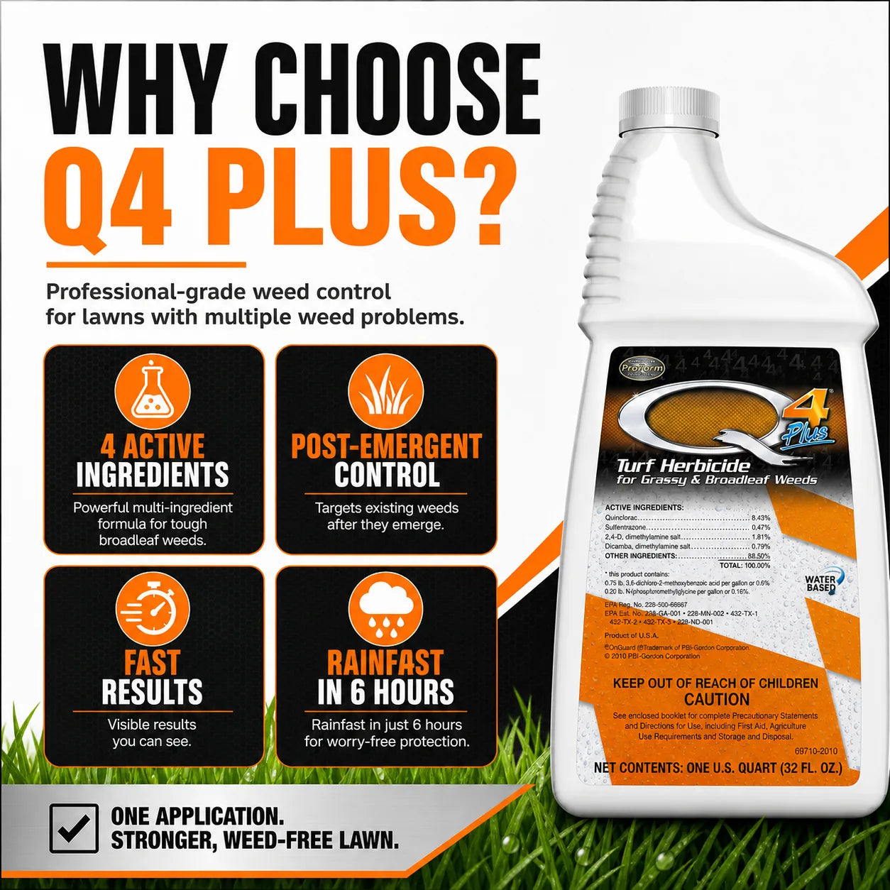 Q4 Plus Weed Control
