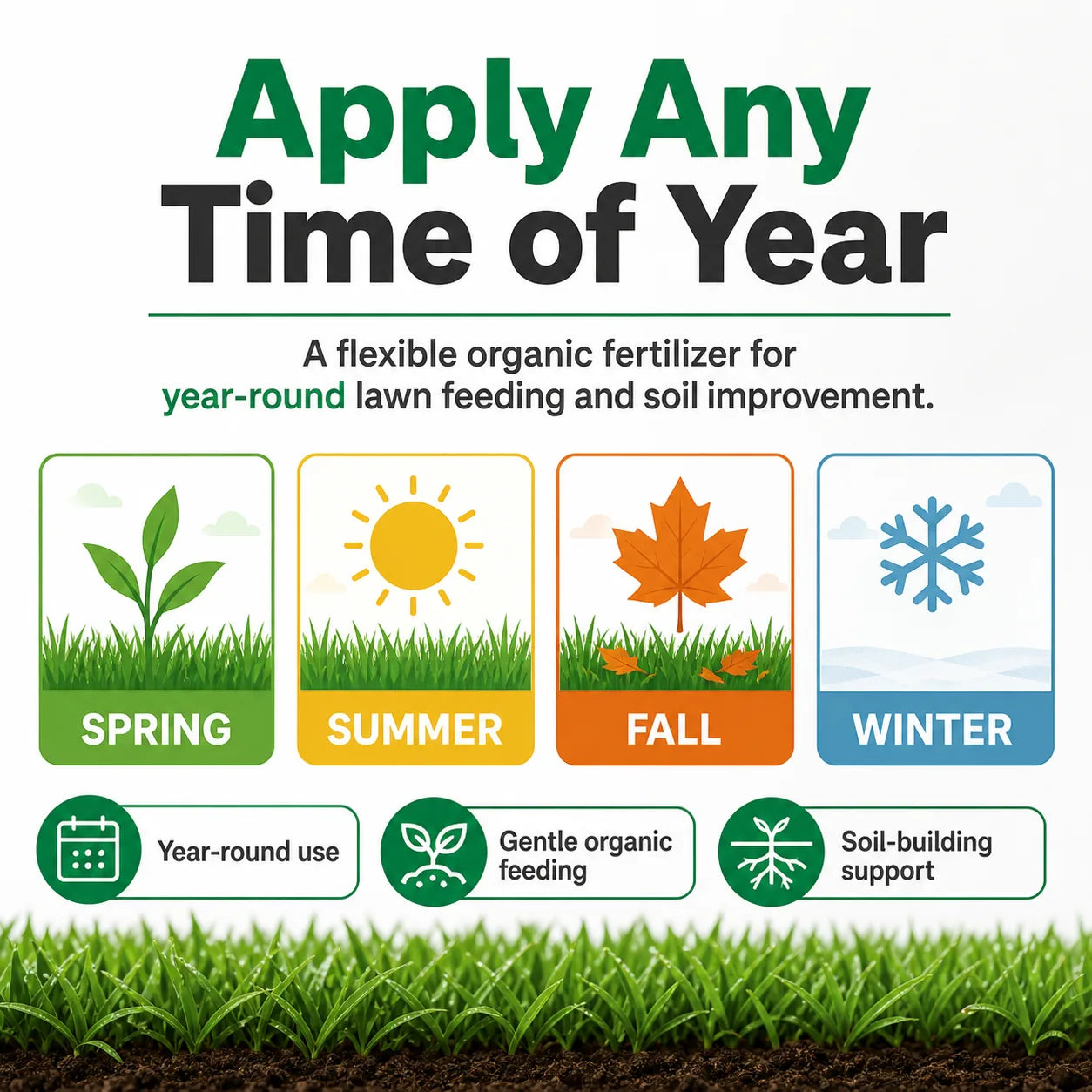 BioBoost 5-3-0 Organics Lawn Fertilizer