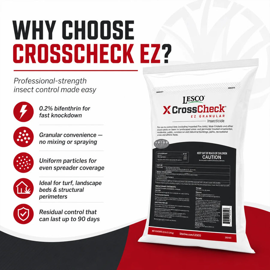 LESCO Crosscheck EZ Granular Insecticide - Lawn Pest Control for