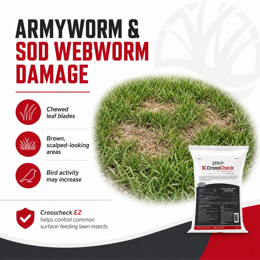 LESCO Crosscheck EZ Granular Insecticide - Lawn Pest Control for