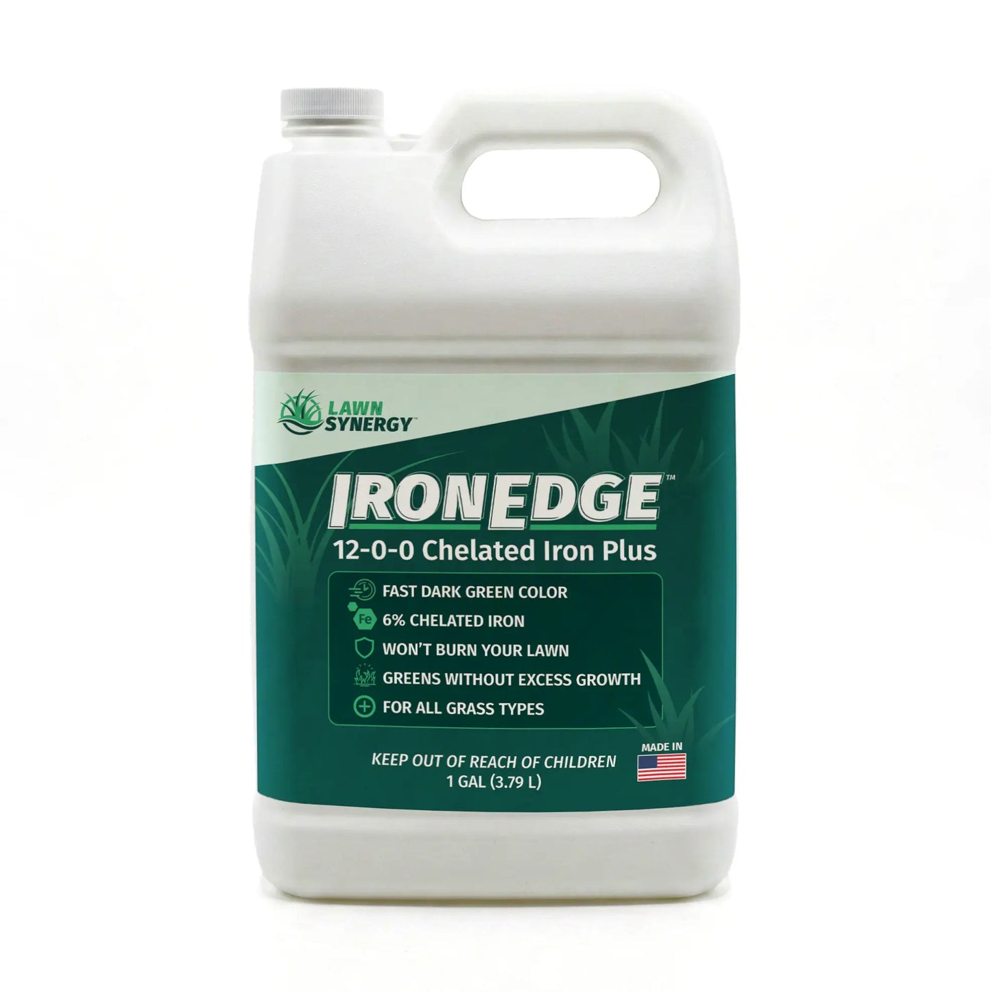 Iron Edge 12-0-0 liquid iron lawn fertilizer