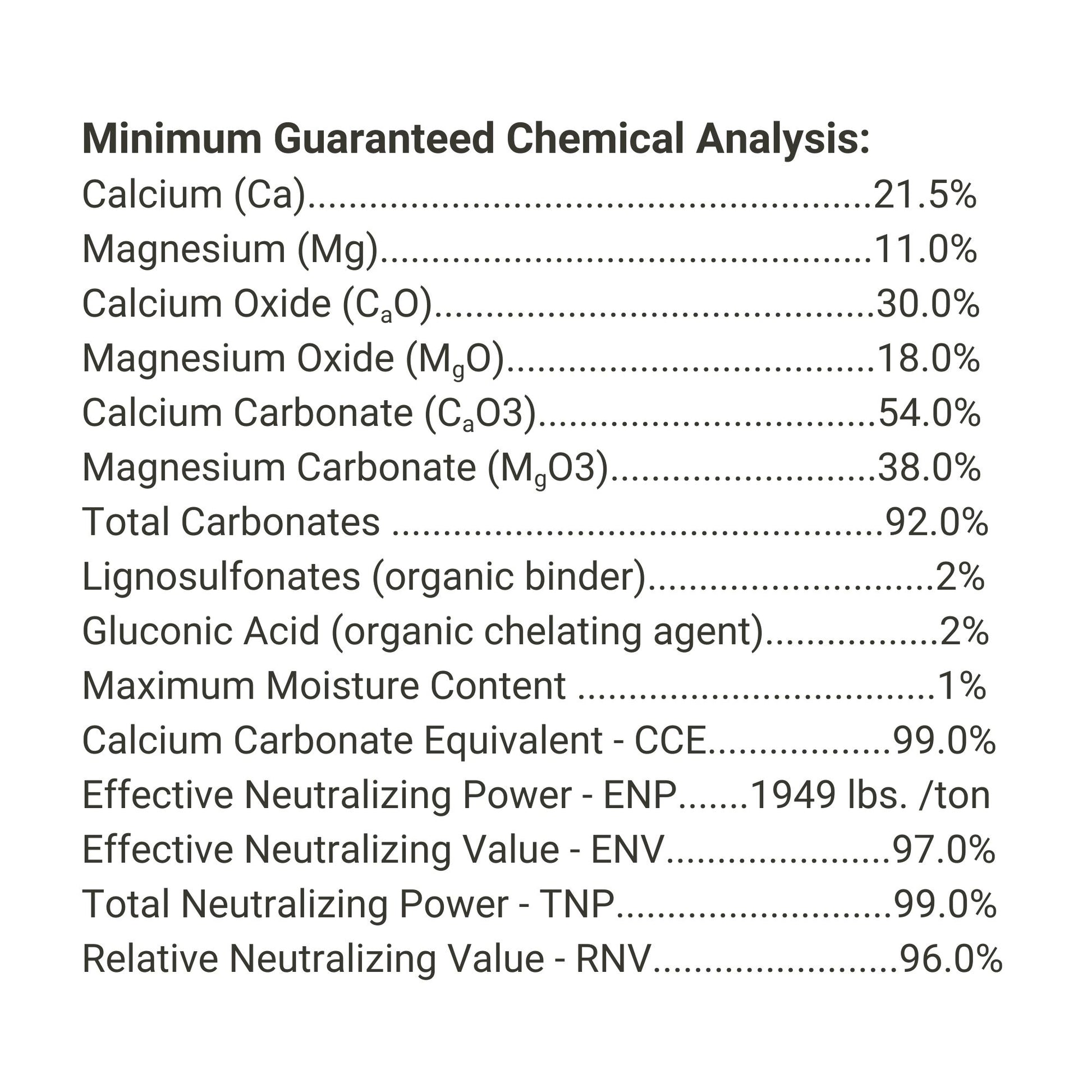 lime light domomitic lime label