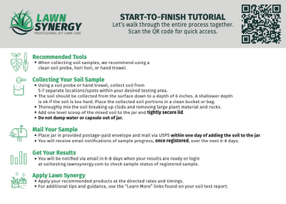 soil test kit instructions