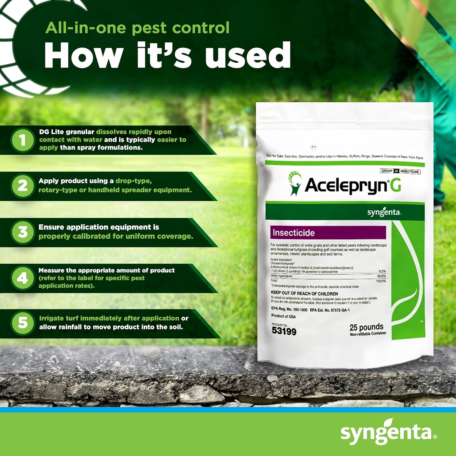 Acelepryn G Granular Insecticide – Season-Long Preventative Grub Contr