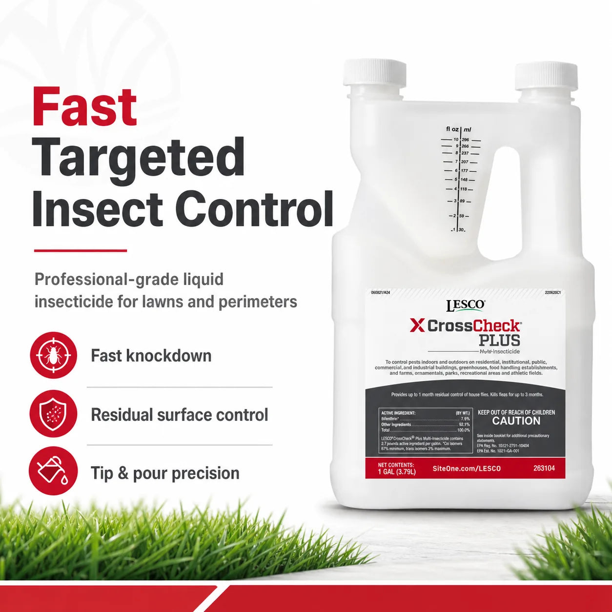 LESCO Crosscheck Plus Liquid Insecticide