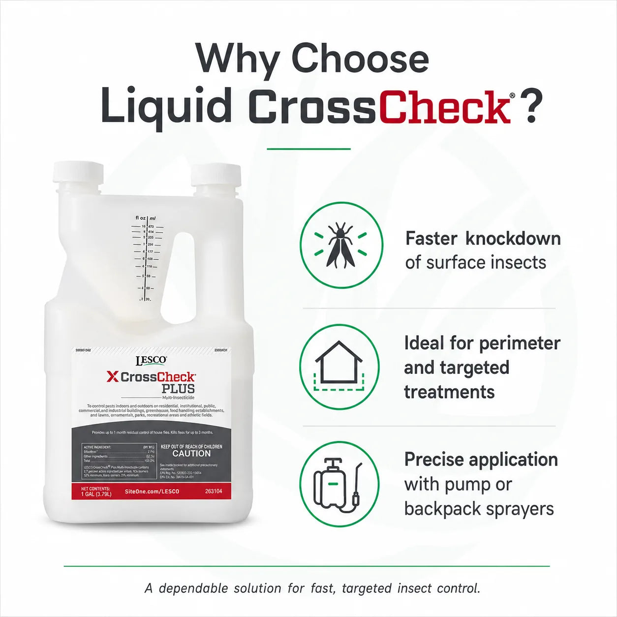 LESCO Crosscheck Plus Liquid Insecticide
