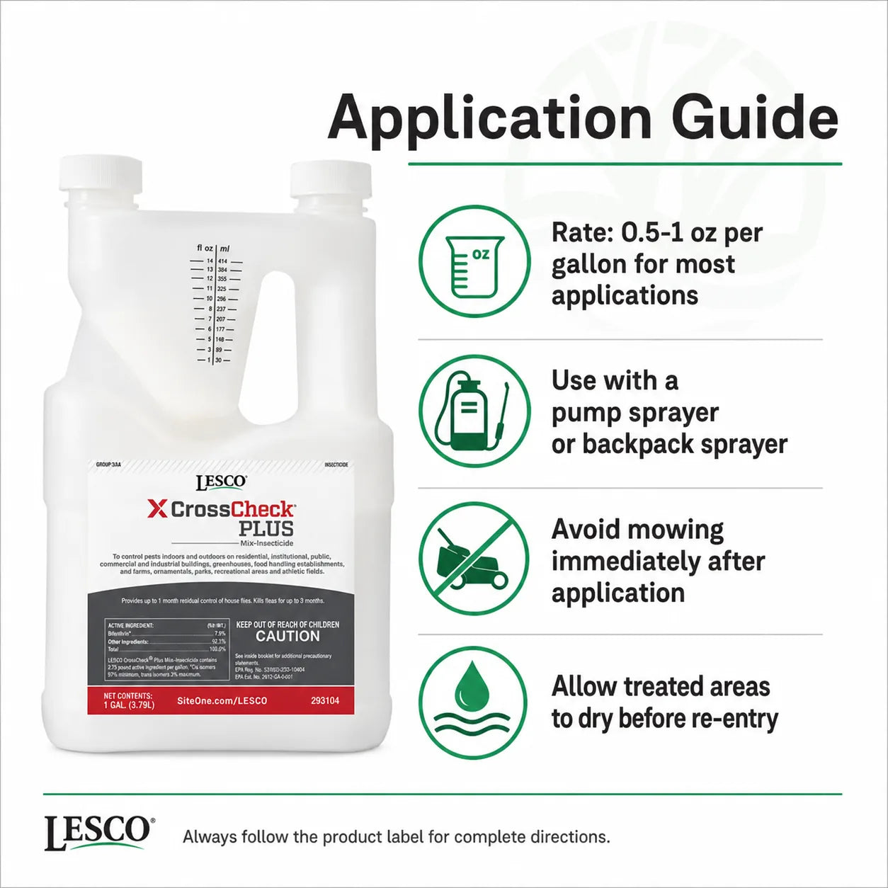 LESCO Crosscheck Plus Liquid Insecticide