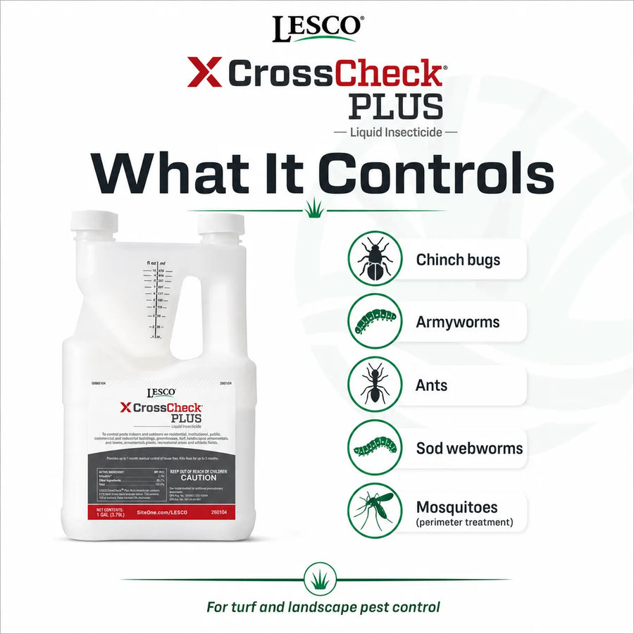 エスクプス your choice ラキドロ LESCO Crosscheck Plus Insecticide - Liquid Lawn Pest Control