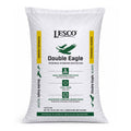 Bag of Lesco Double Eagle perennial ryegrass seed blend on a white background