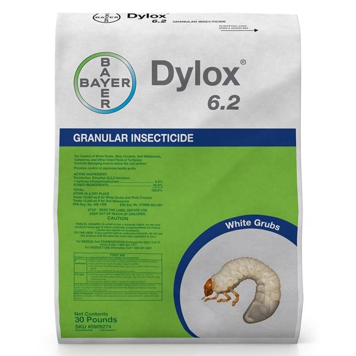 Dylox 6.2 Granular Insecticide for Grubs