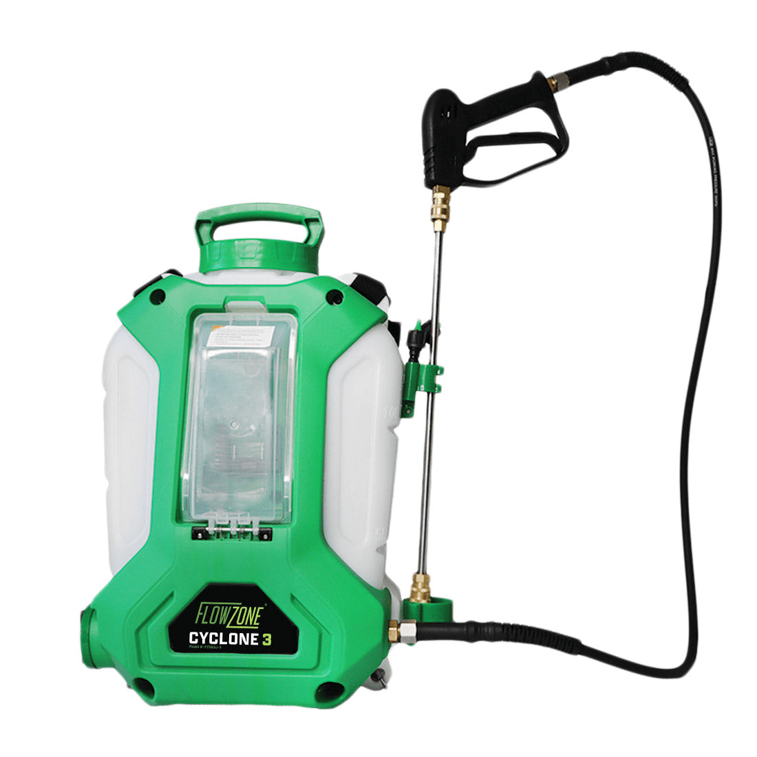 FlowZone Cyclone 3 Sprayer – 5-Gallon Battery Backpack Sprayer for Lawn ...