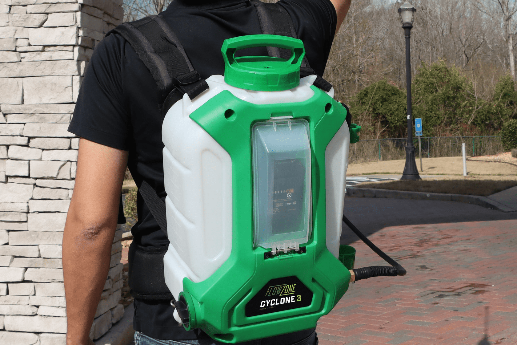 FlowZone Backpack Sprayer Cyclone 3 Battery Operated Sprayer