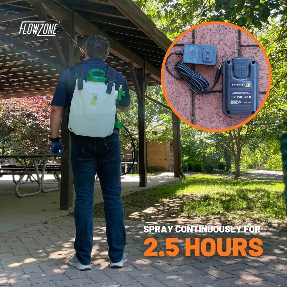 Flowzone Storm 2.5 gallon Battery operated Backpack sprayer