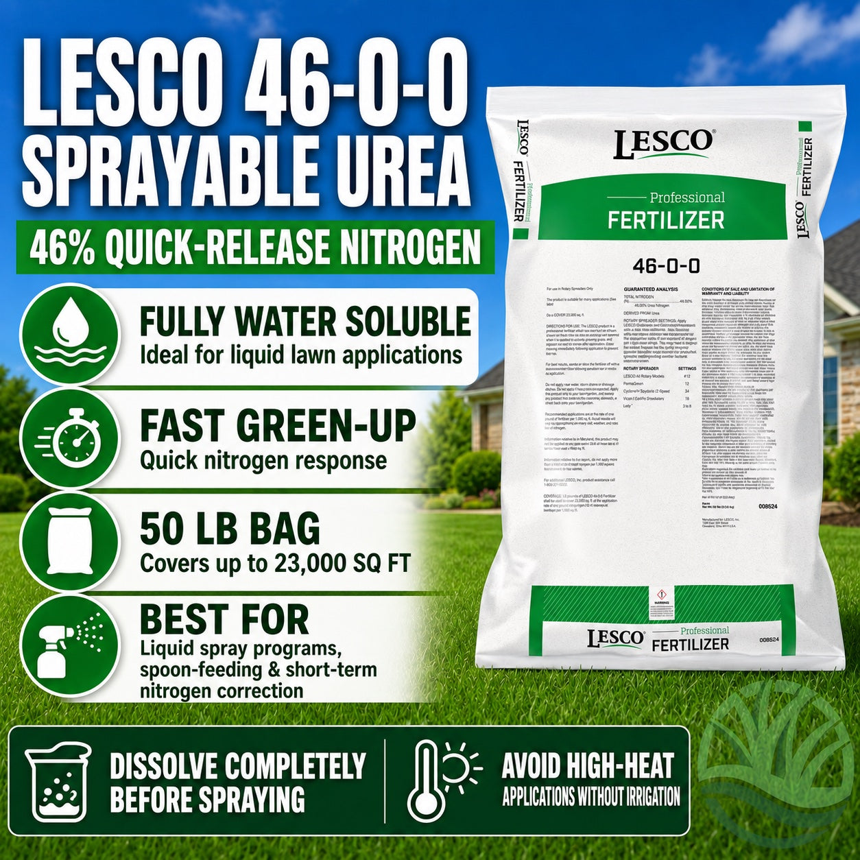 LESCO 46-0-0 Sprayable Urea