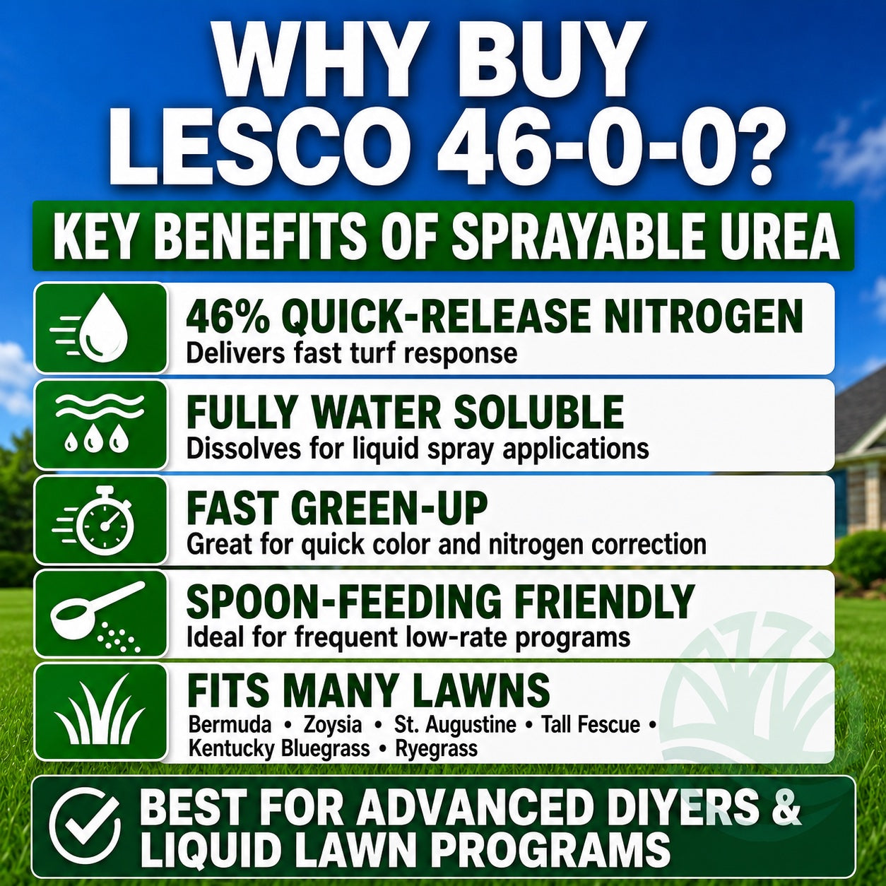 LESCO 46-0-0 Sprayable Urea