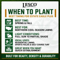 LESCO Estate Eagle Plus Grass Seed