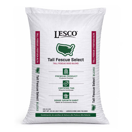 lesco select grass seed bag