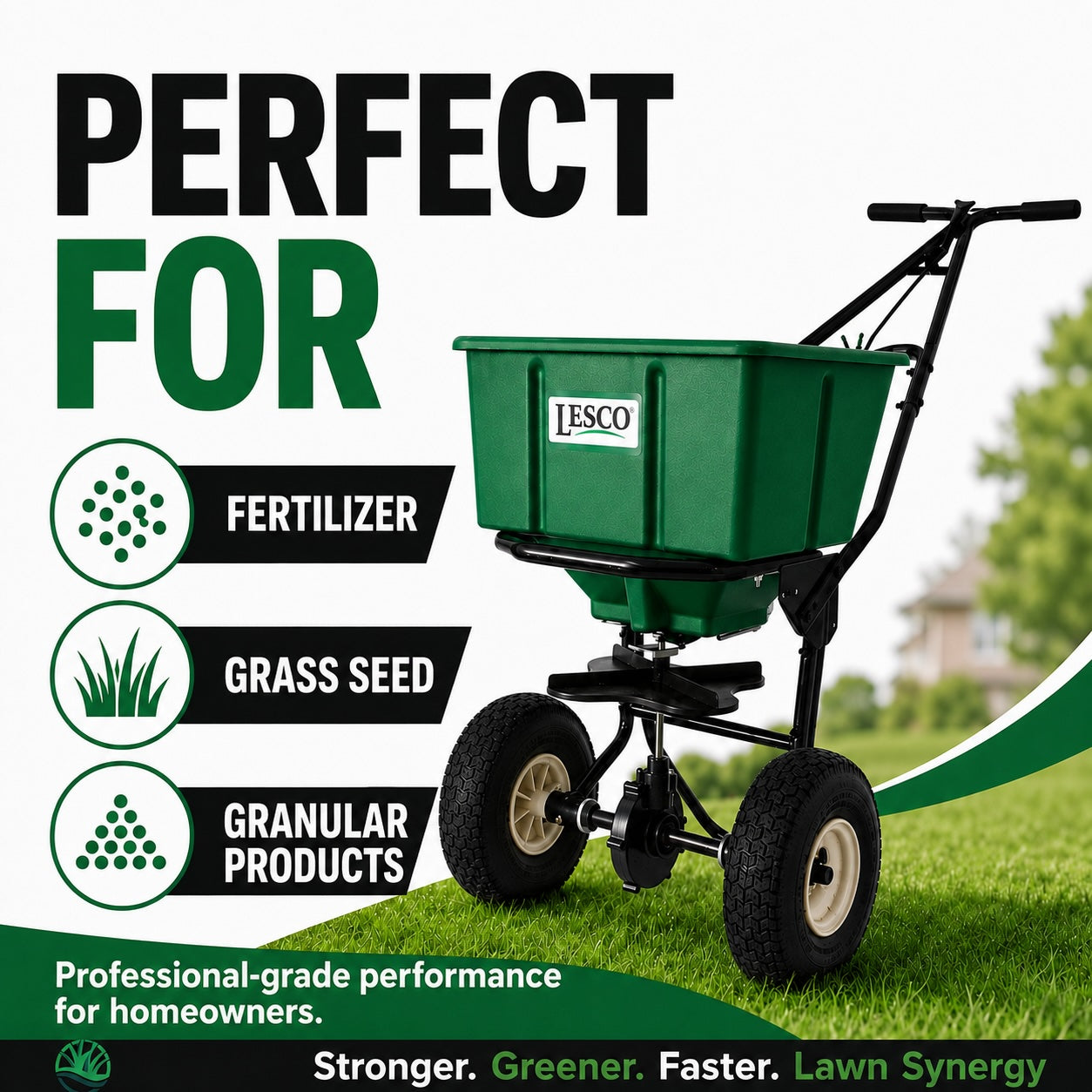LESCO Homeowner Edition Broadcast Spreader - 50lb. Capacity