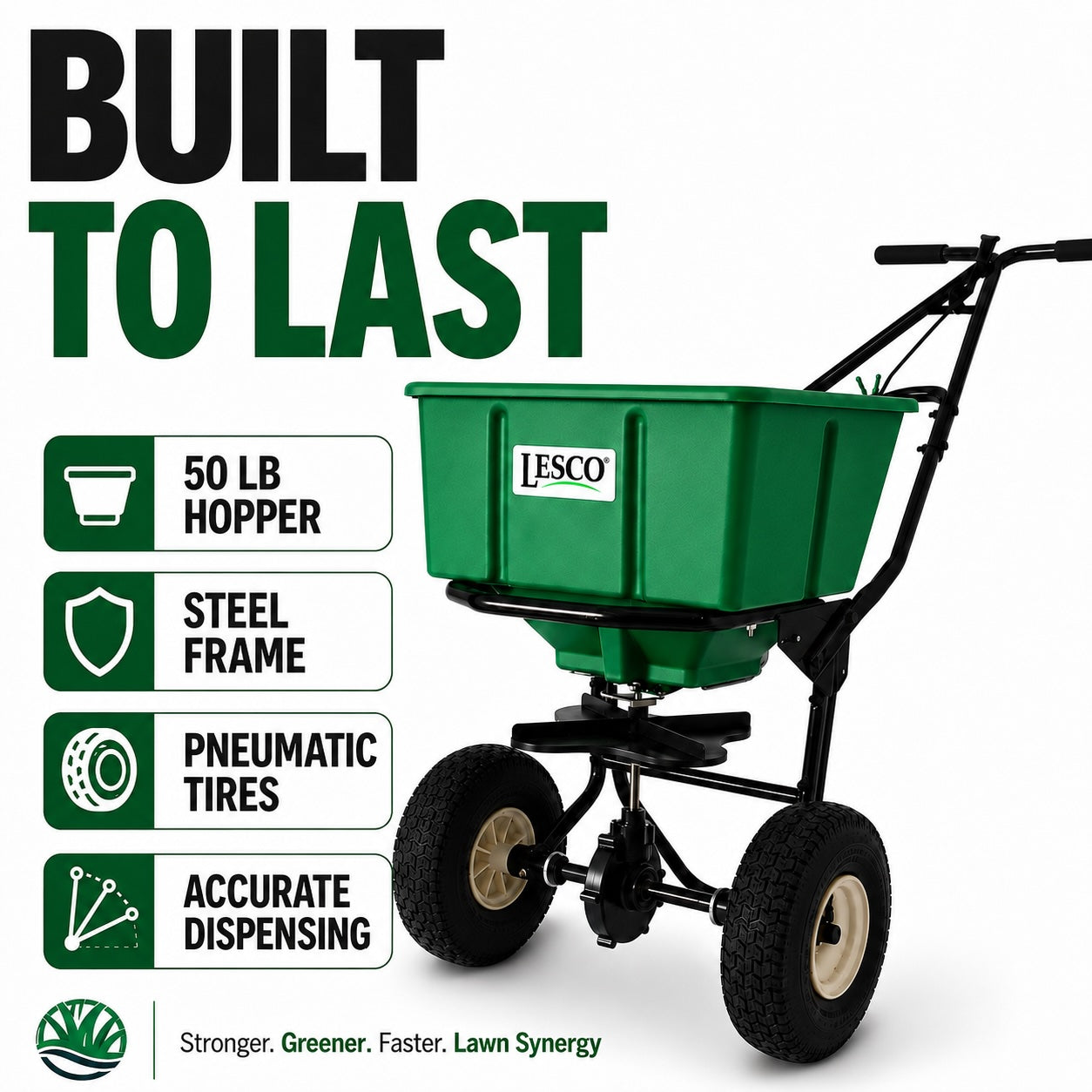 LESCO Homeowner Edition Broadcast Spreader - 50lb. Capacity