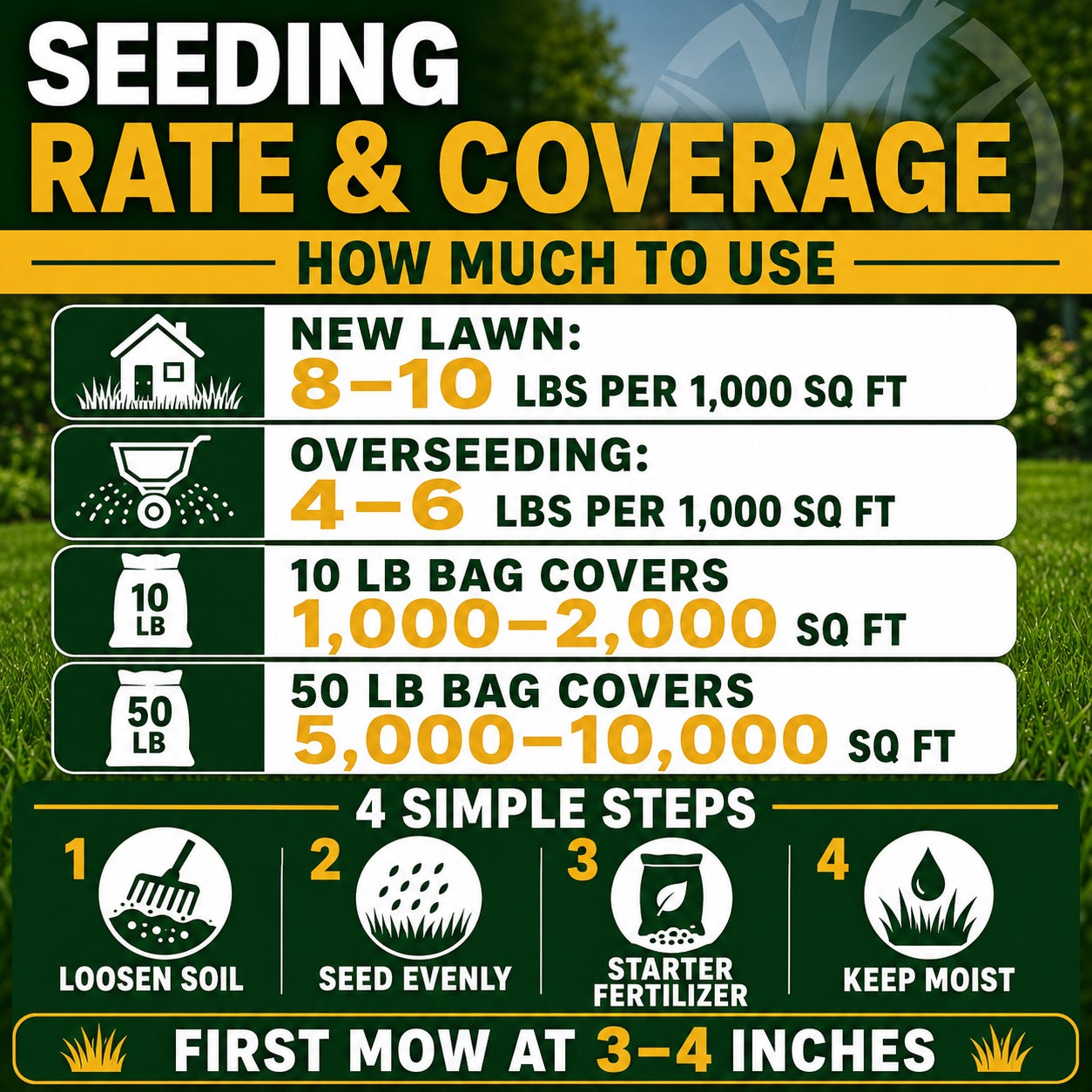 Lesco Sun & Shade Park Grass Seed