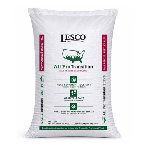 lesco transition seed bag