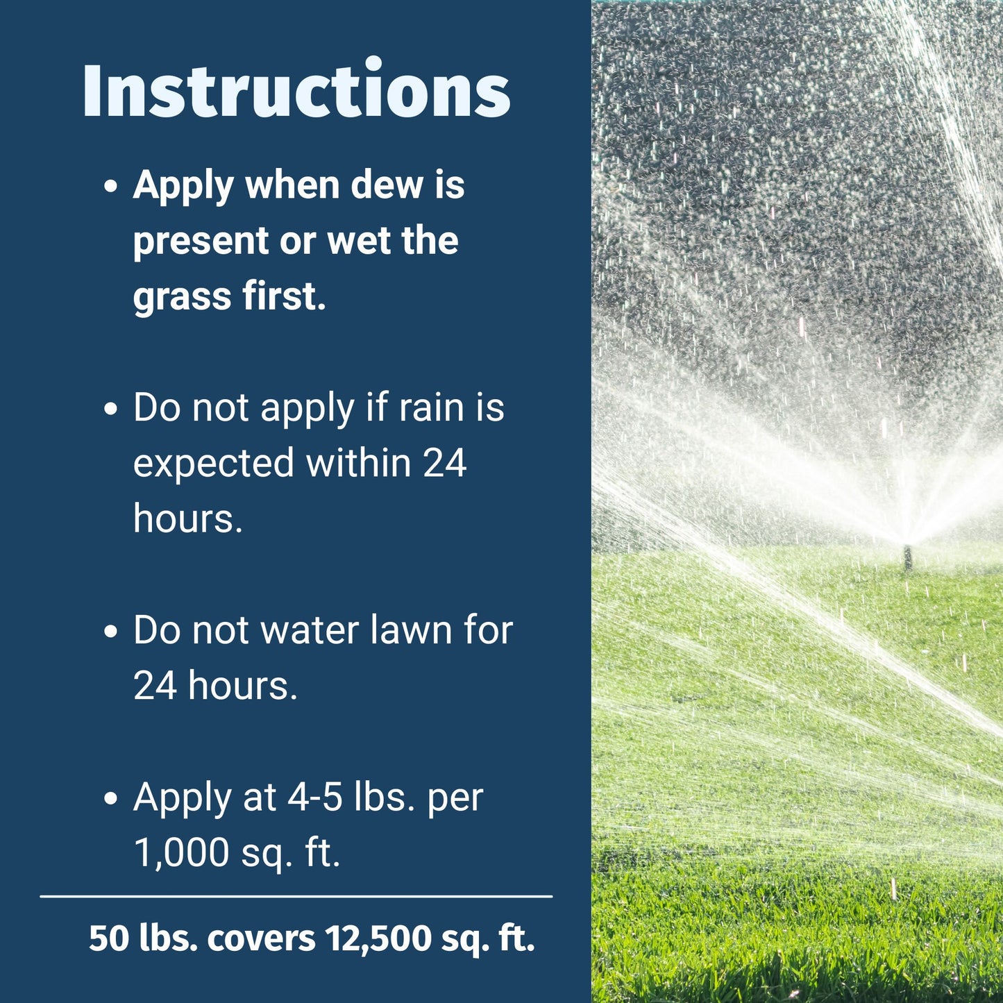 lesco weed and feed instructions