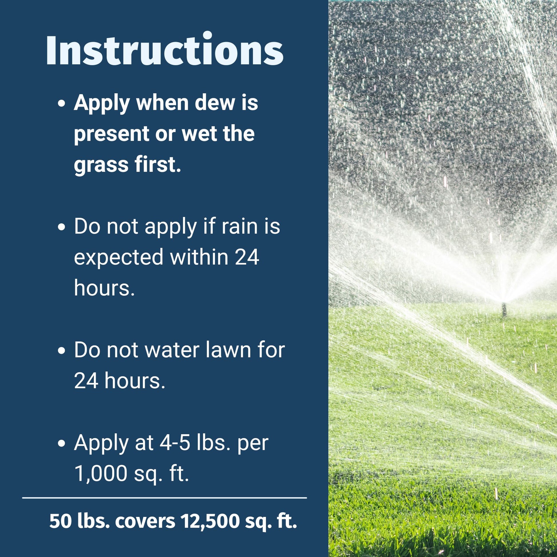 lesco weed and feed instructions