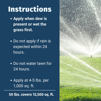 lesco weed and feed instructions