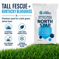 North Star Grass Seed - Kentucky Bluegrass & Tall Fescue Blend