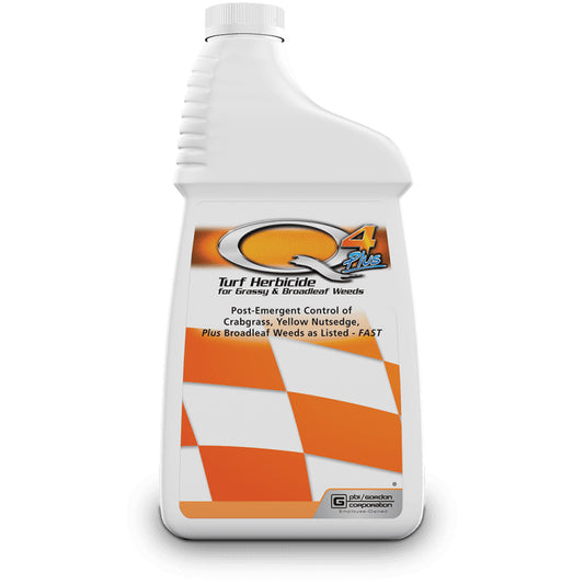 Q4 PLUS TURF HERBICIDE WEED KILLER FOR BROADLEAF WEEDS AND SEDGES AND GRASSY WEEDS