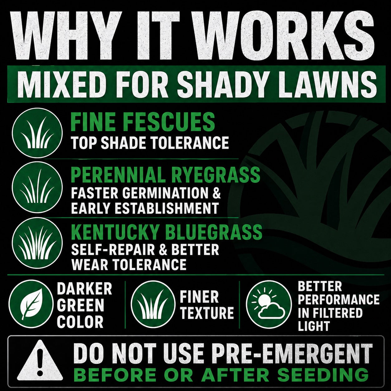 Lesco Shade Grass Seed