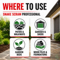 Snake Scram Professional Snake Repellent (Granular Barrier Treatment)