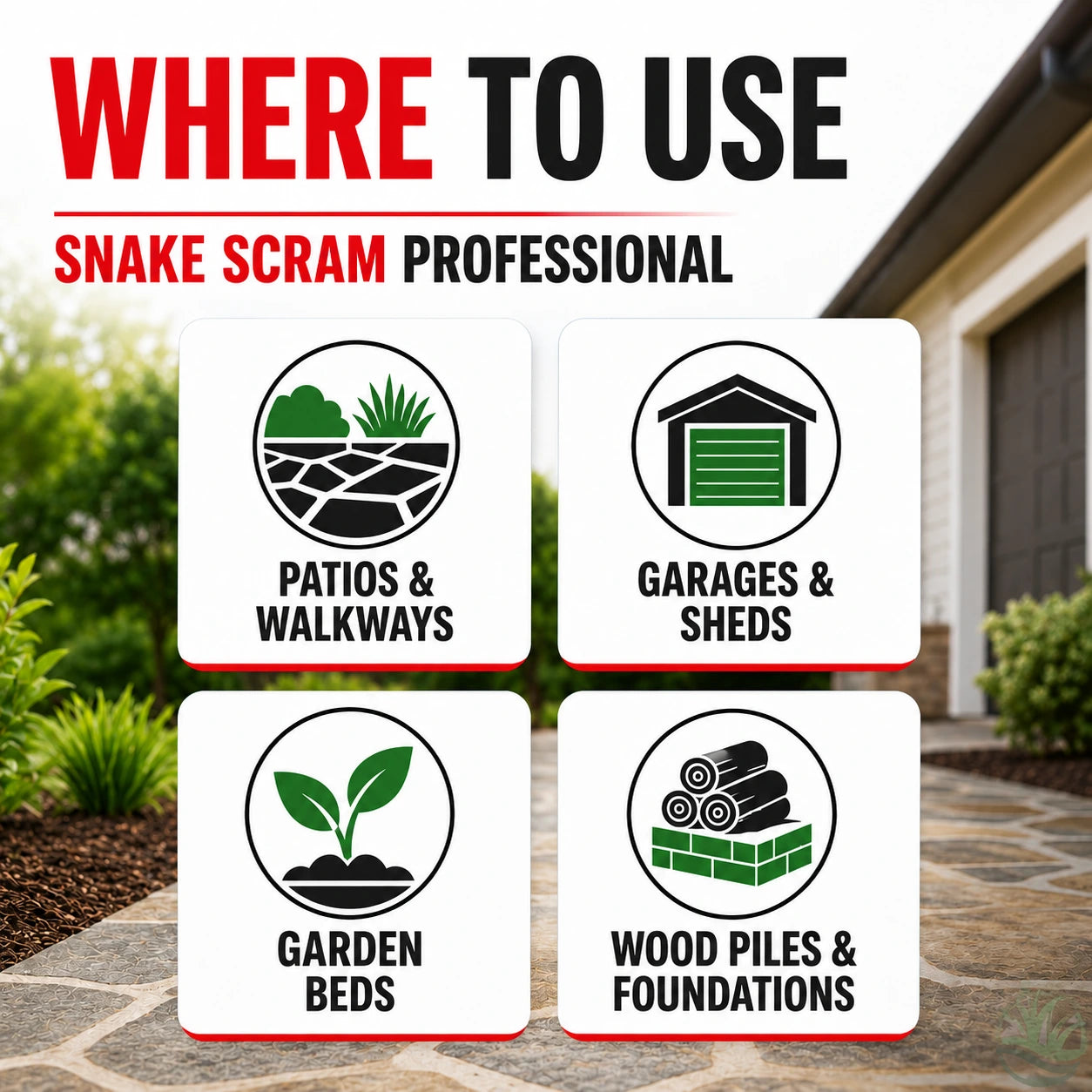 Snake Scram Professional Snake Repellent (Granular Barrier Treatment)