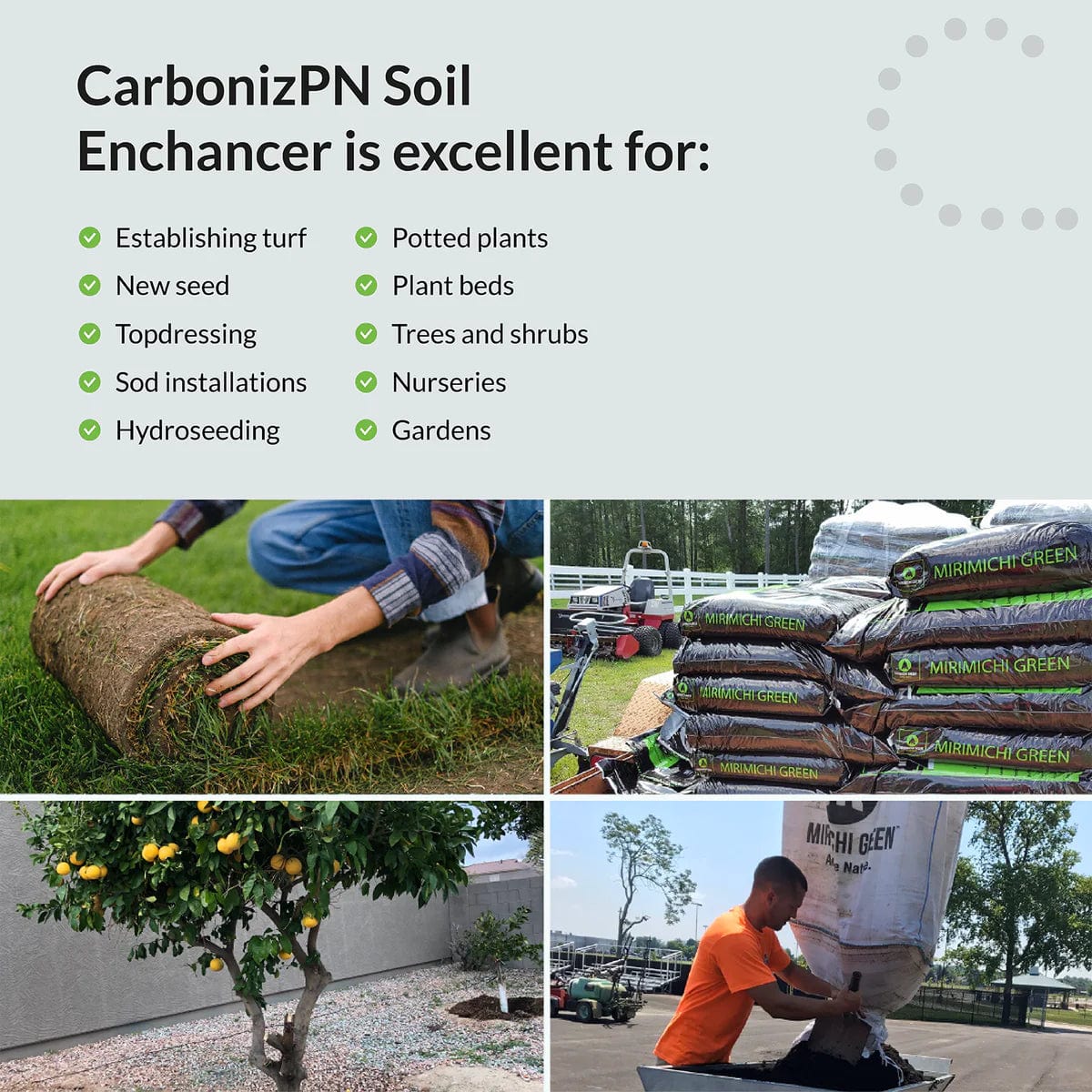 Soil Enhancer | CarbonizPN® Soil Enhancer - 40lbs.