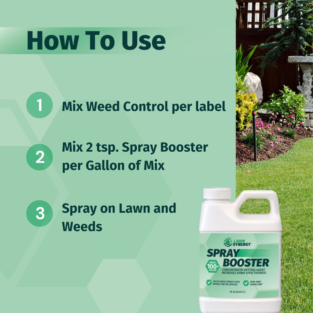 spray booster surfactant how to use