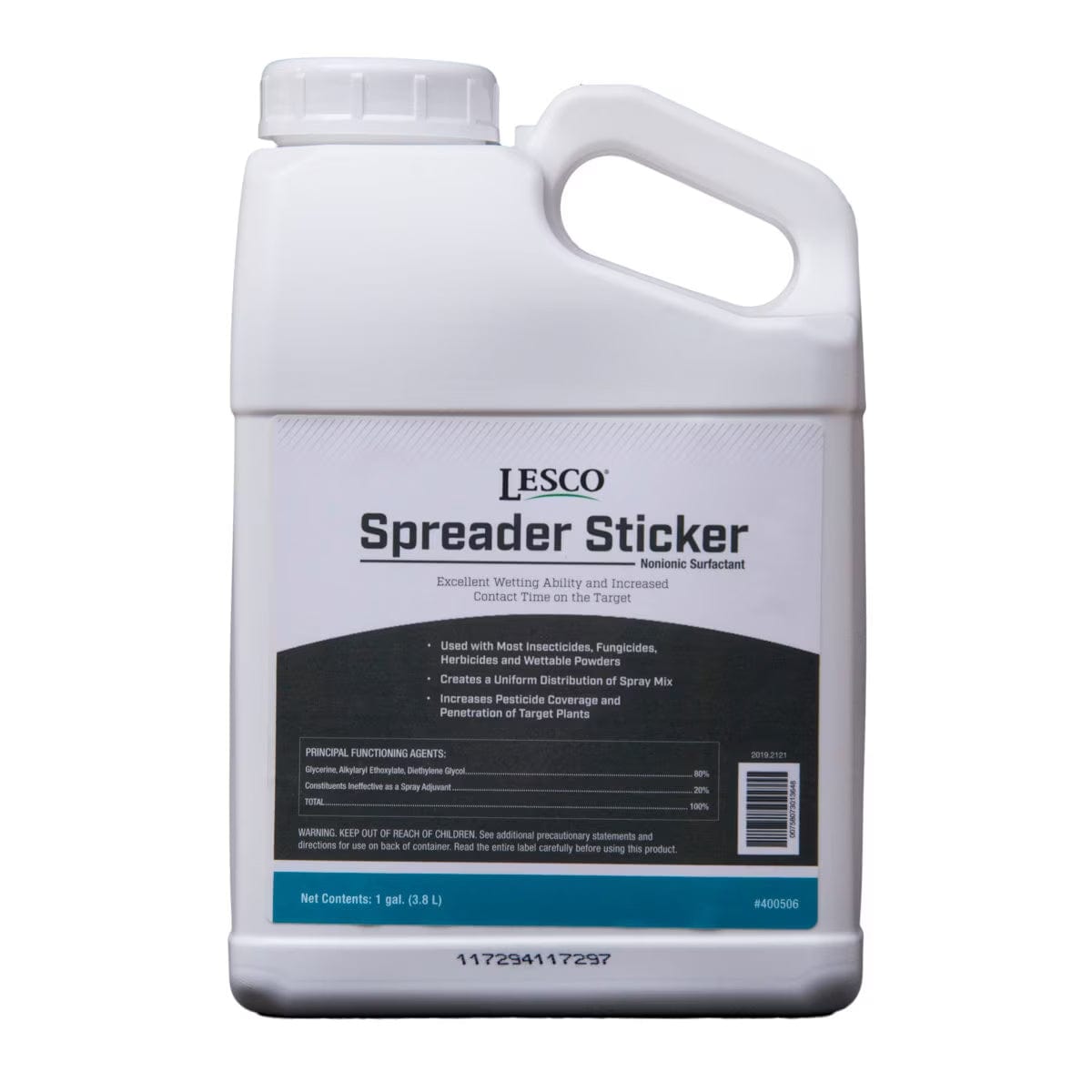 Lesco Spreader Sticker 1 Gallon