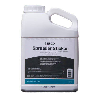 Lesco Spreader Sticker 1 Gallon