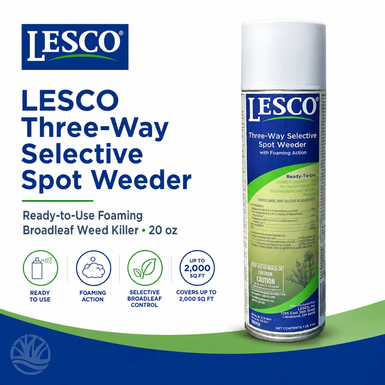 LESCO Three-Way Selective Spot Weeder with Foaming Action